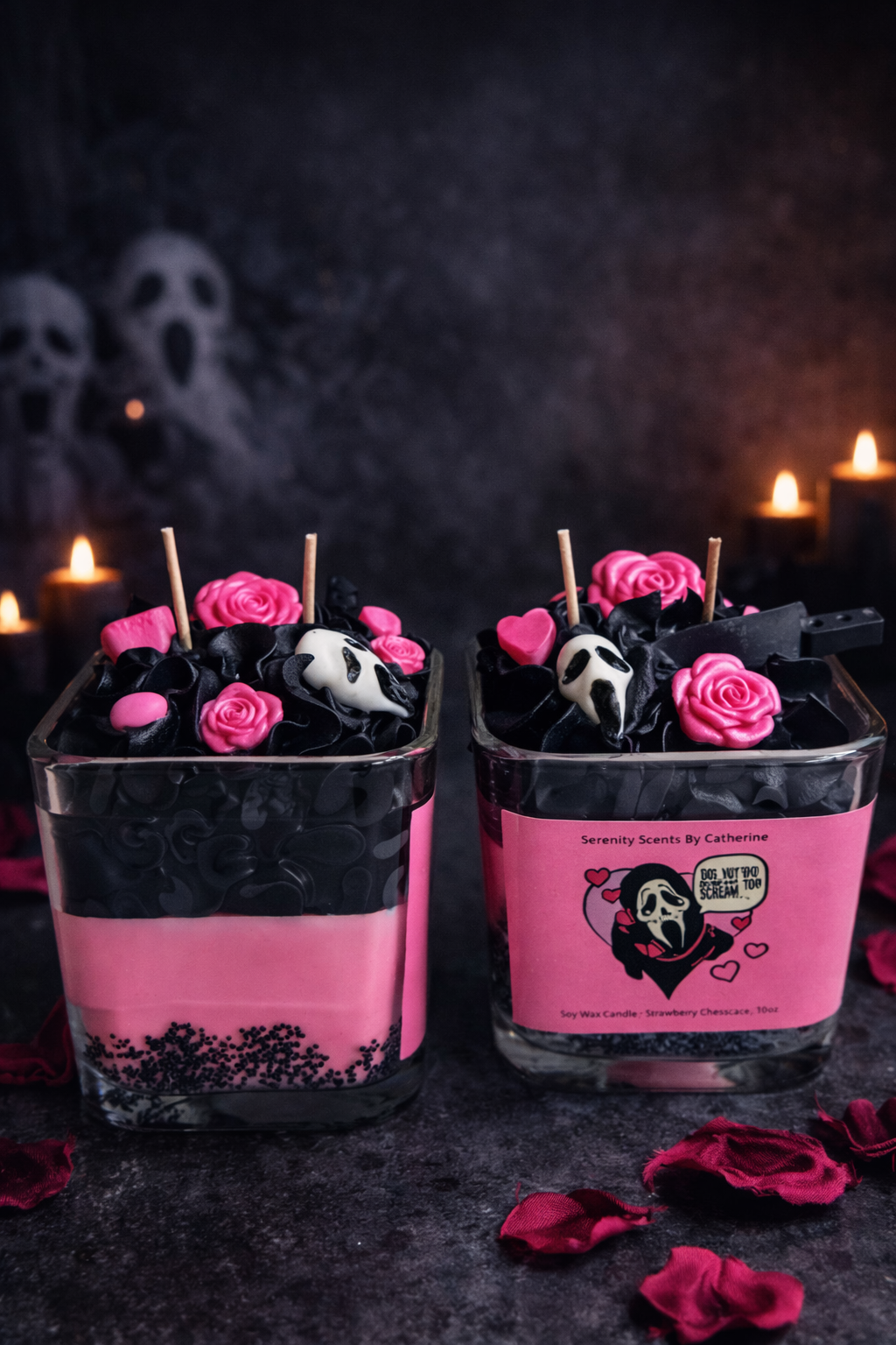 Ghost Face Candle (Halloween Collection)