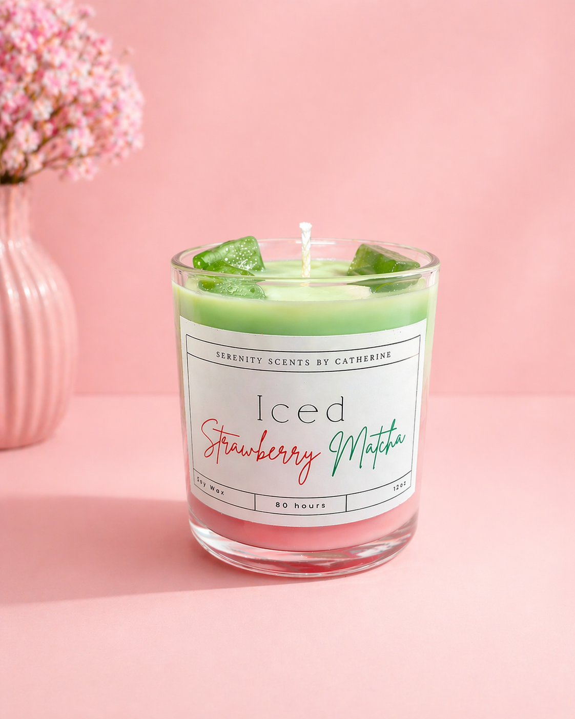 Iced Strawberry Matcha