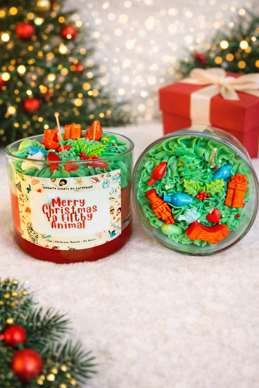 Merry Christmas Ya Filthy Animal Soy Wax Candle
