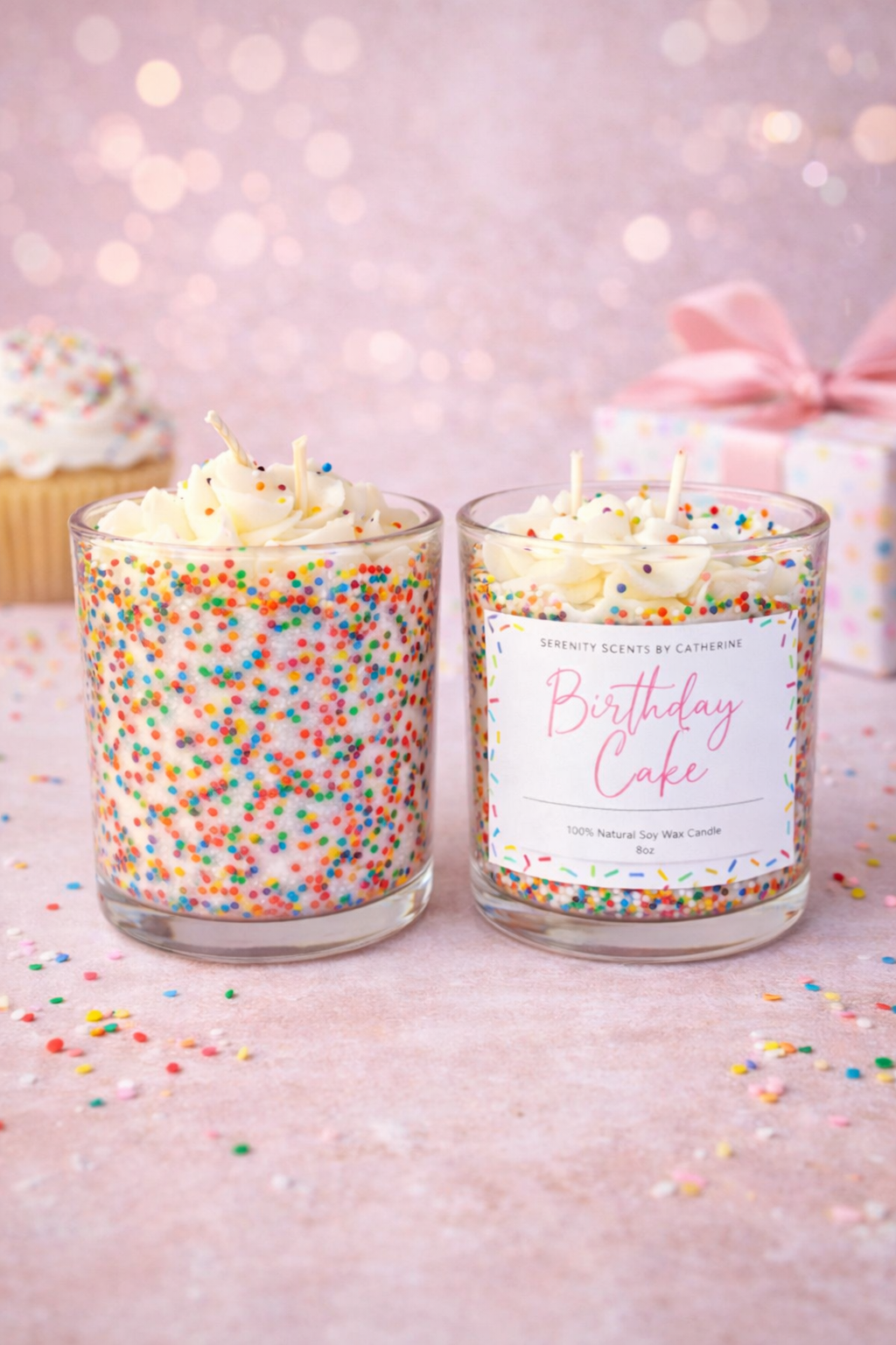 Birthday Cake Soy Wax Candle