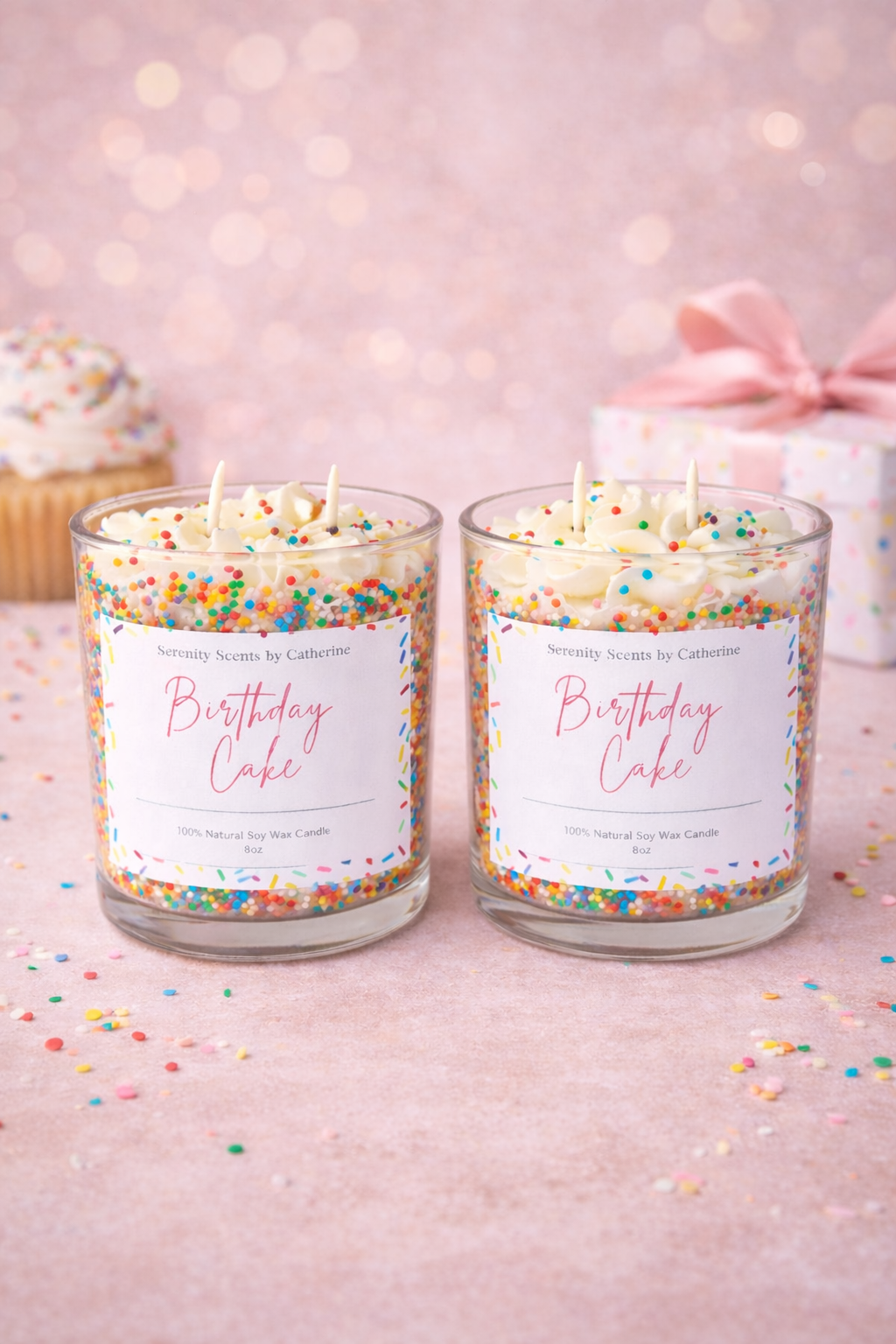Birthday Cake Soy Wax Candle