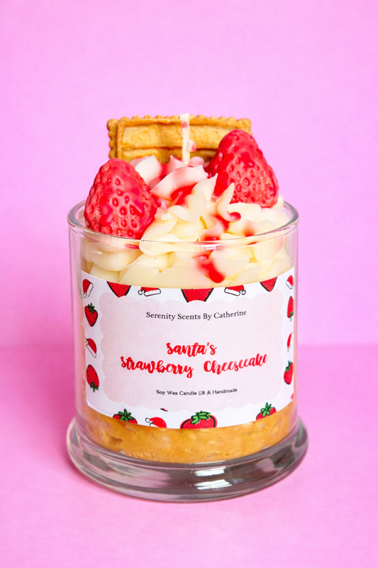 Santa’s Strawberry Cheesecake